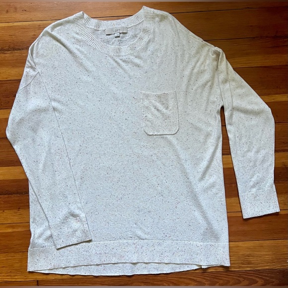 Flecked Pocket Tunic Sweater - Picture 3 of 6